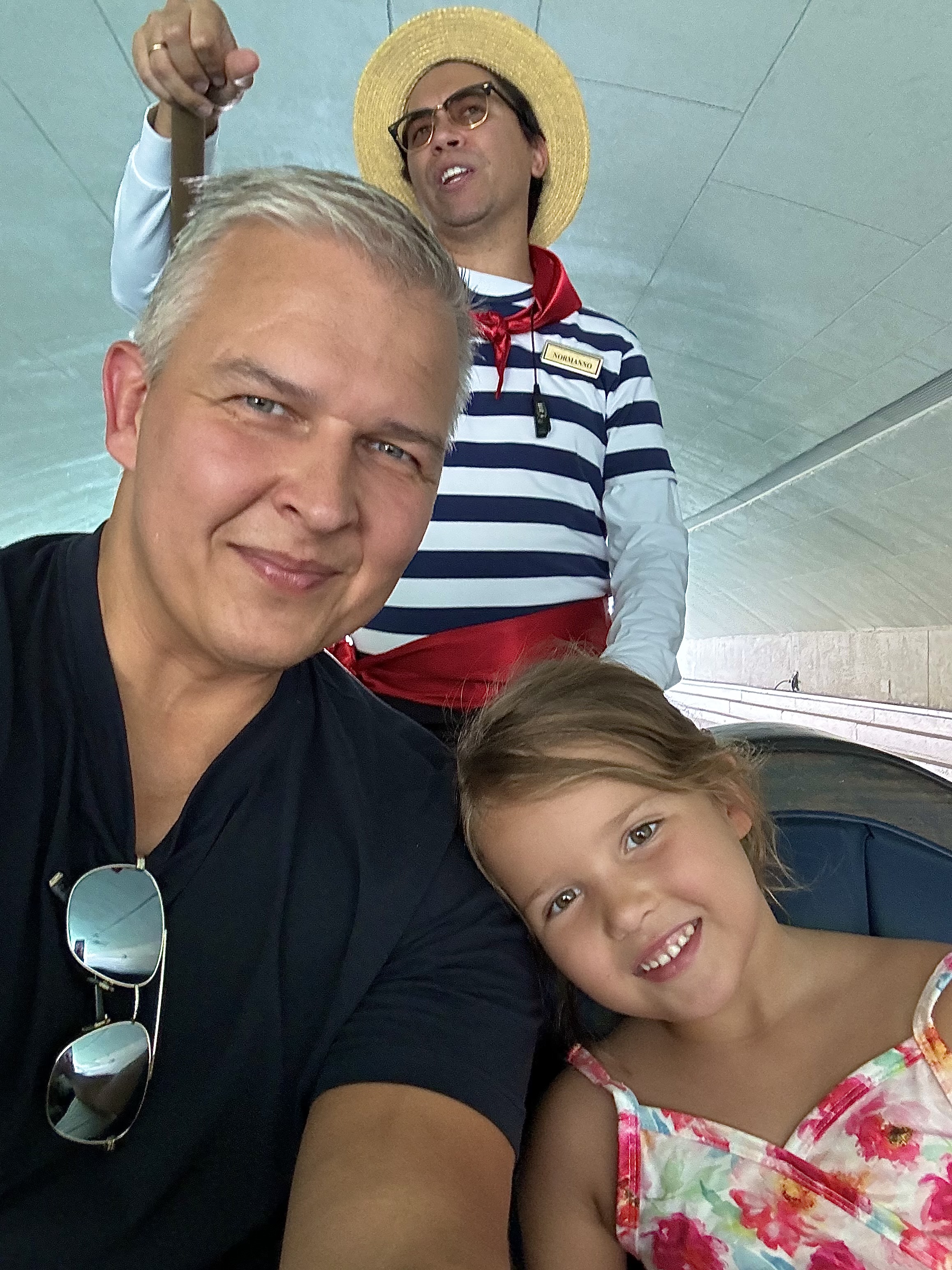 Nicole Duraleva with her daddy, Gregory
